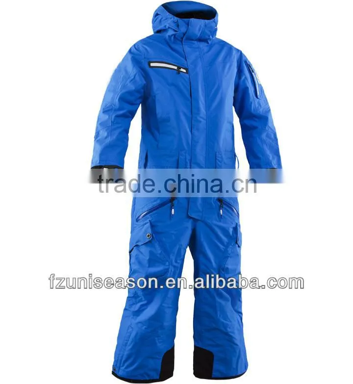 Unisex waterproof one piece snow suits adults