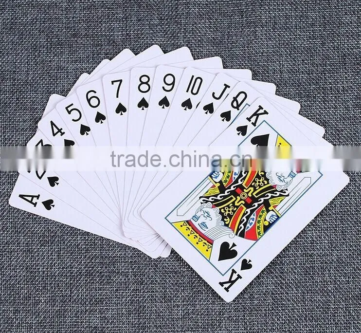Matt Lamination Paper Advertising Poker pics of playing cards,UV Protected full color printing customized playing card --DH20743