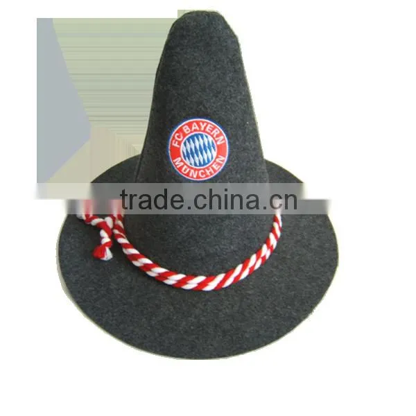 Wool felt carnival hat