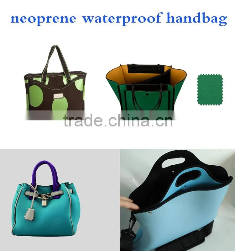Colorful lady handbag Neoprene Fabric Rubber Sheet