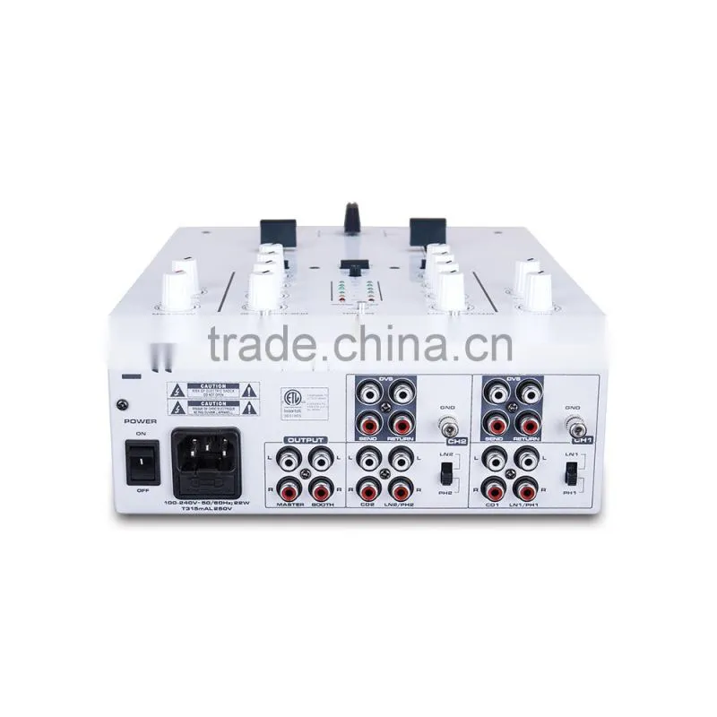 DJ Music instrument/equiment laptop mixer white color Serato Scratch Live Mixer outdoor mixers
