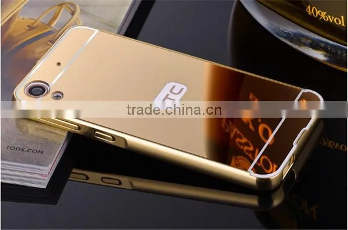 2016 High Quality Luxury Aluminium Mirror Cover Mobile Phone Custom Case For HTC Desire 826