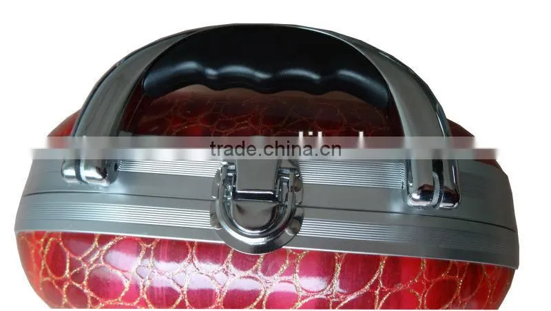 New pu fashion eva cosmetic case with hard shell
