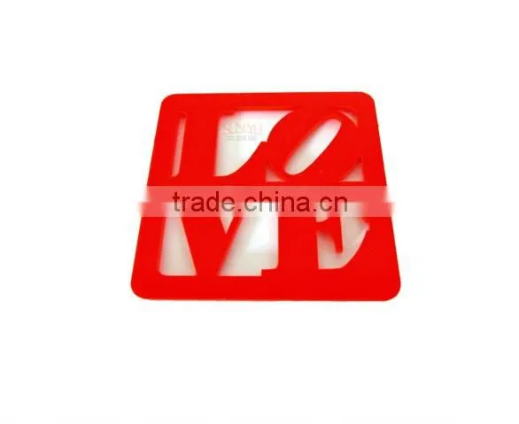 Eco-Friend Acrylic Cup Mat/Coaster Promotion