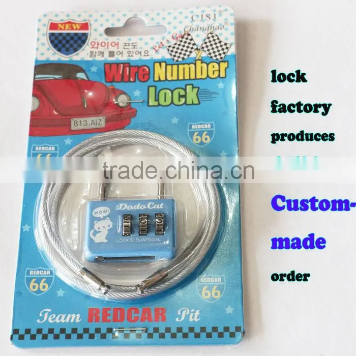 new fashion safety padlock for luggage