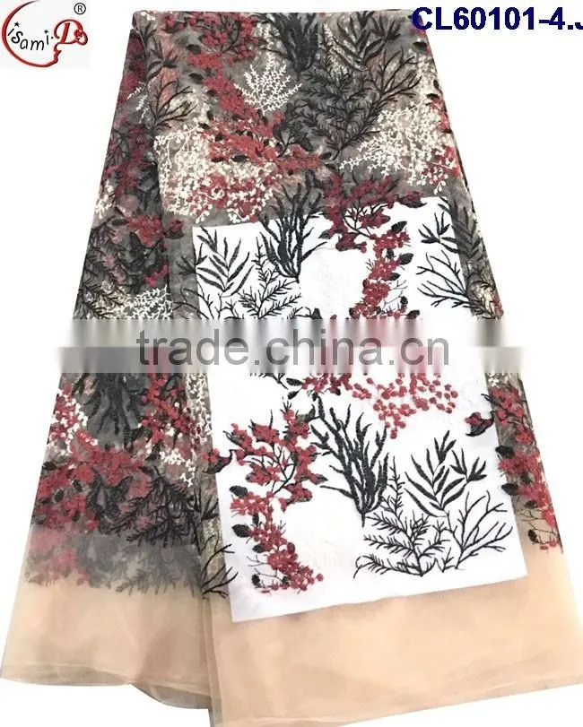 CL60101 Multi color elegant design tulle lace french net lace,tulle lace /french net lace fabric