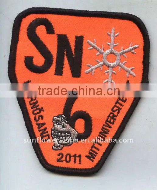 Embroidery sport patch