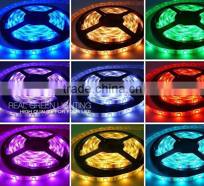 5M 12V IP65 Waterproof 300LEDs Pink 3M Self-adhesive LED Strip Light 5050