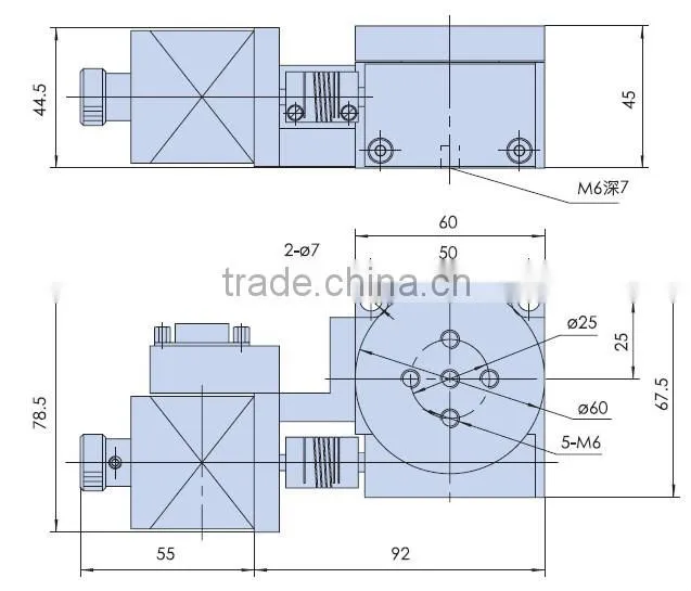 Mini Motorized Rotation Stage(diameter 100mm)