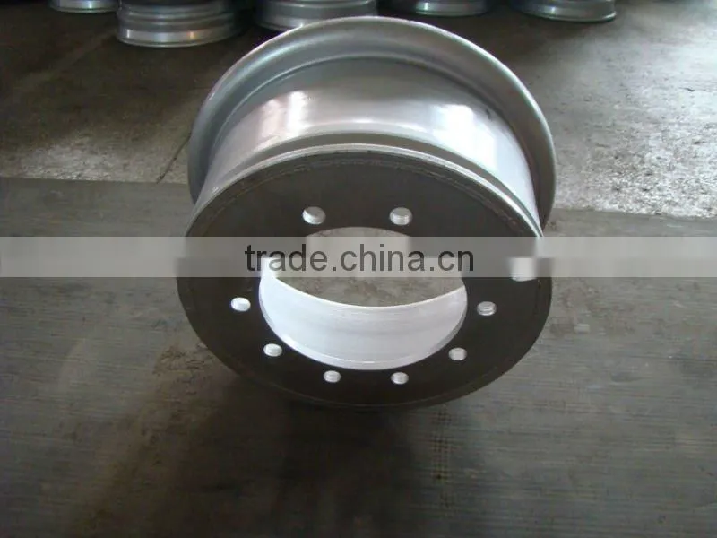 Heavy truck steel wheel