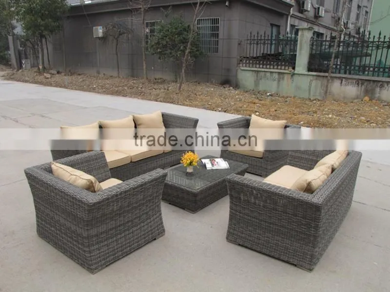 LOW PRICE ALUMINIUM THREE SEAT CHAIR FURNITURE RATTAN