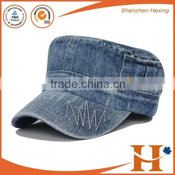 Custom your logo plain army cap washed military cap with top quality