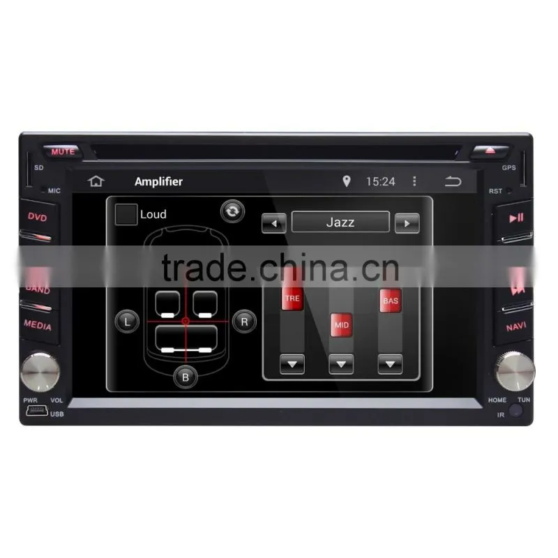 Best selling 2din 6.2'' touch screen android car media player