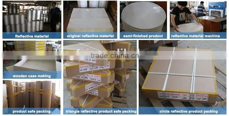 EN12899 adhesive reflective sheeting yellow color PVC for road sign