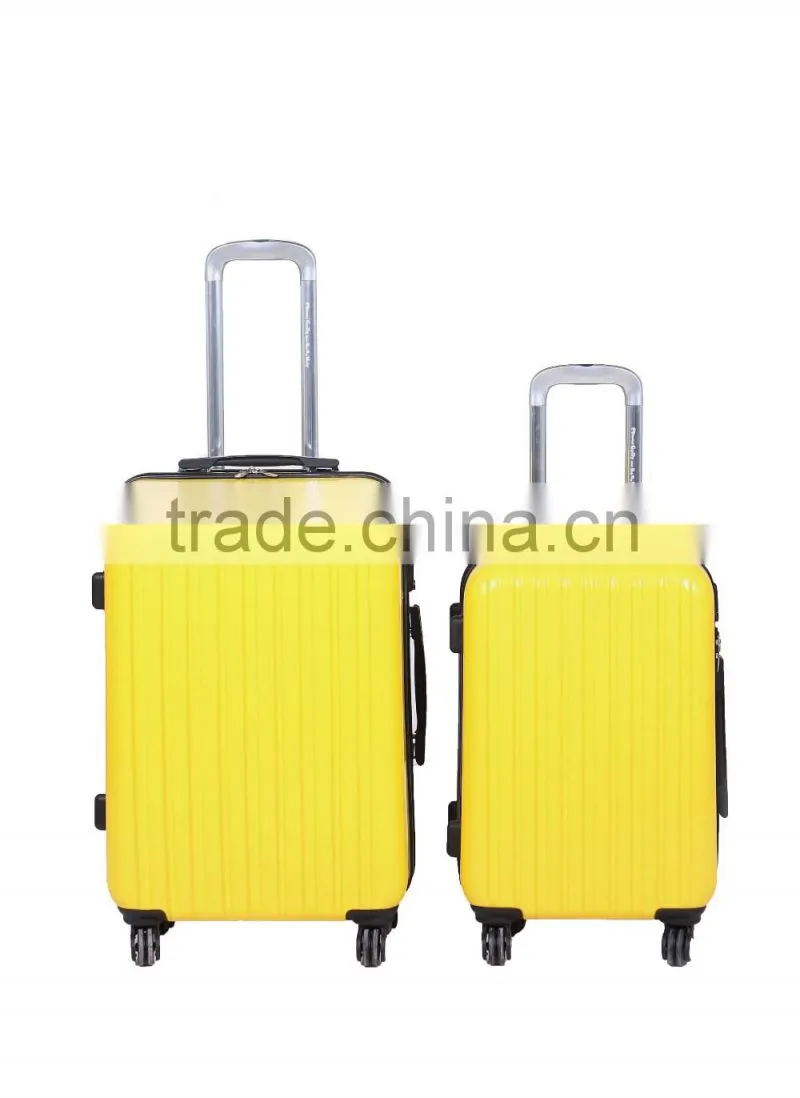 four wheels lightweight abs trolley travel lugggage bag/travel luggage