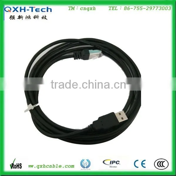 Custom USB to RJ45 cable FTP USB to RJ45