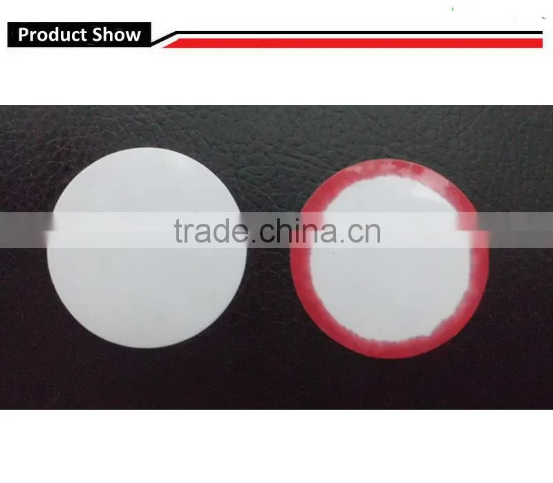 red water sensitive label