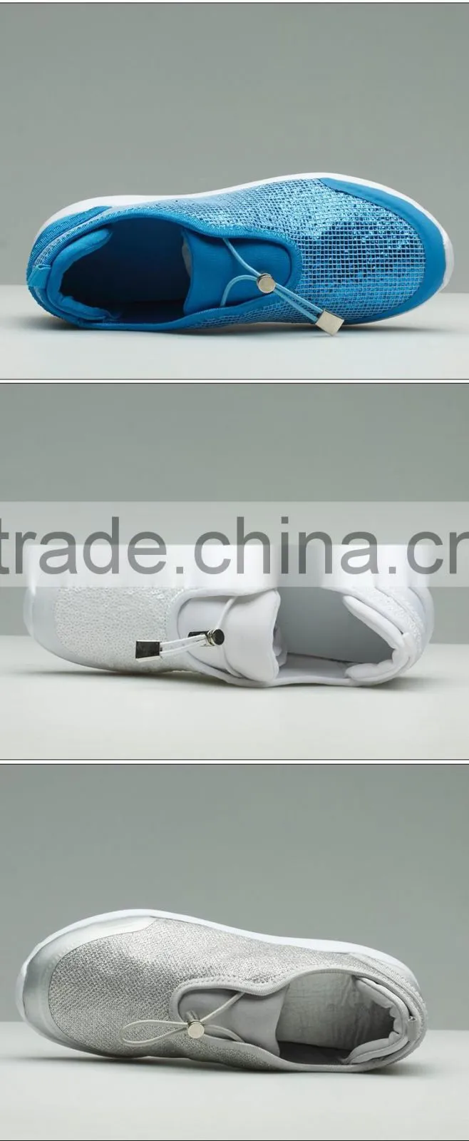 sequin material shoes women fashion shoes