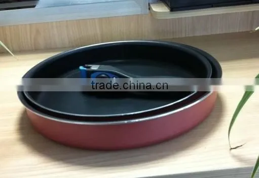pans with removeable handle