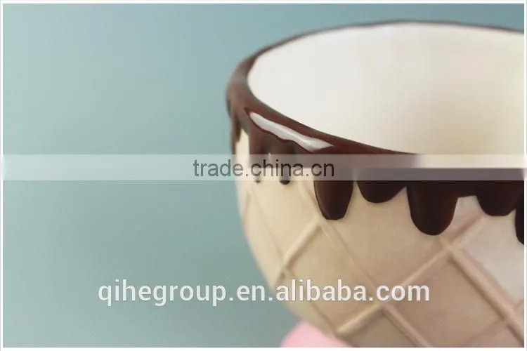 pink ceramic coffee mug with 3D cookie shaped