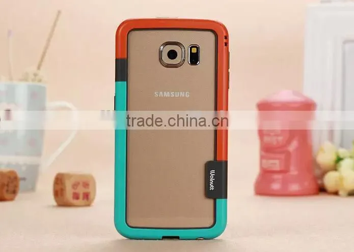 Mix Color Soft Silicone Bumper For Samsung Galaxy S6