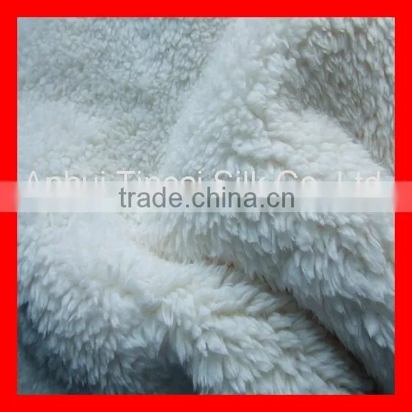 Polyester Weft Knitted Sherpa Fabric