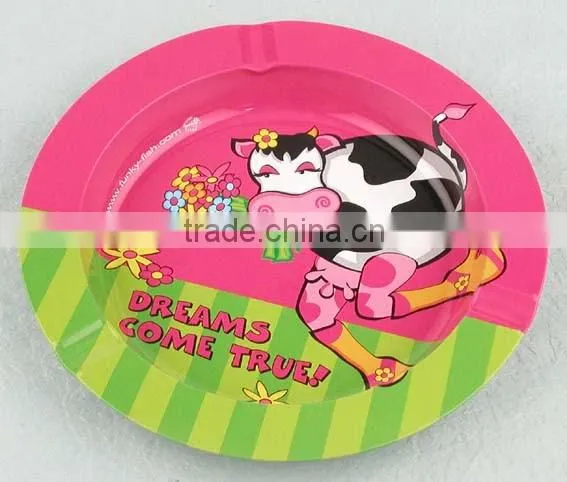 Round shape Ashtray Tin Box