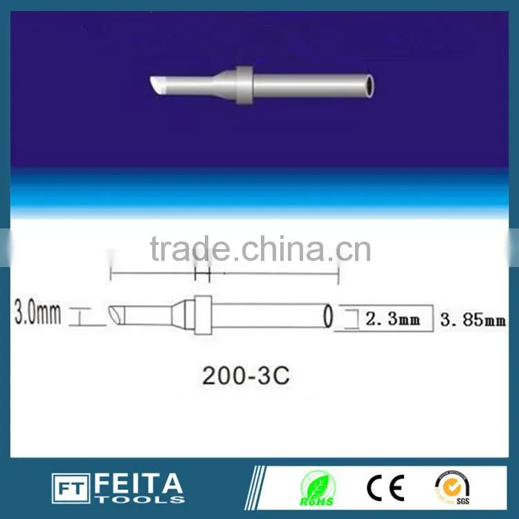 quick 200 series soldering iron tips/ quick lead free soldering iron bits for quick soldering station