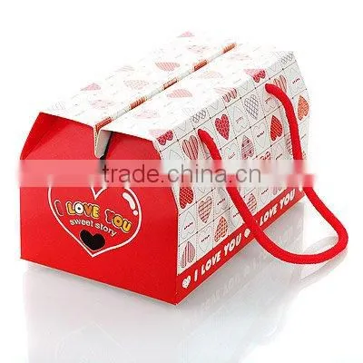 Gable paper packing box