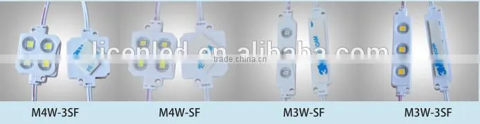 RL-M3W-3SF 5050 waterproof led module white color 3leds led module for advertising