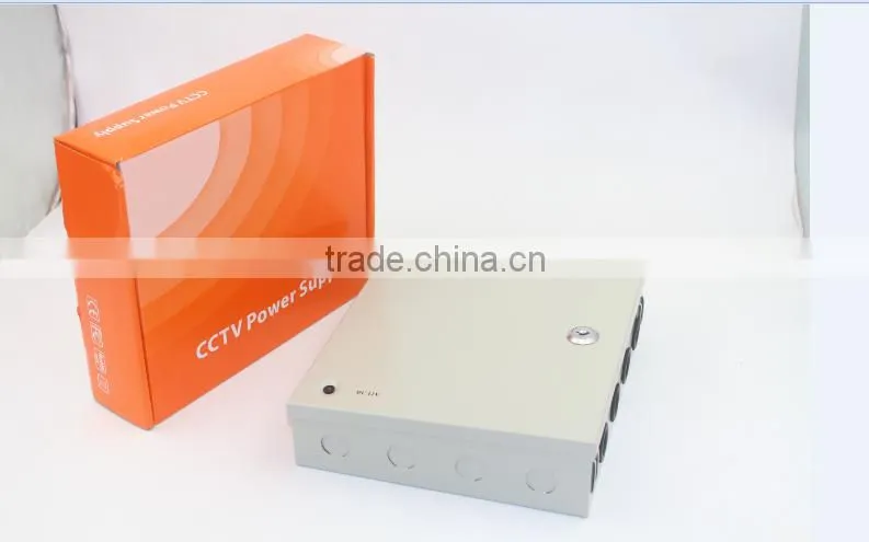 Manufacture psu 9CH AC 100-220V input 12V 15A outdoor switch box YJS-A034