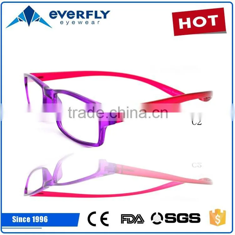 wholesale classic bule style with clear lens cheap colorful square frame reading glasses