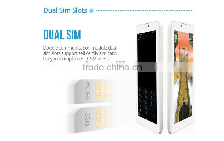 IPS 7inch quad core dual sim card 3g tablet pc software download with GPS bluetooth+phone call function