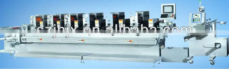 JH-300mm hot new products for 2014 rotary intermittent letterpress adhesive sticker Label printing machinery china manufacturer
