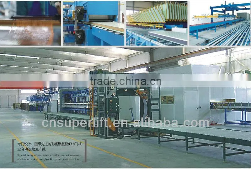 Automatic continues PU panel production lines, producing machines