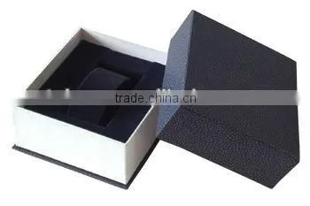 Custom Luxury watch box cardboard paper flock pillow