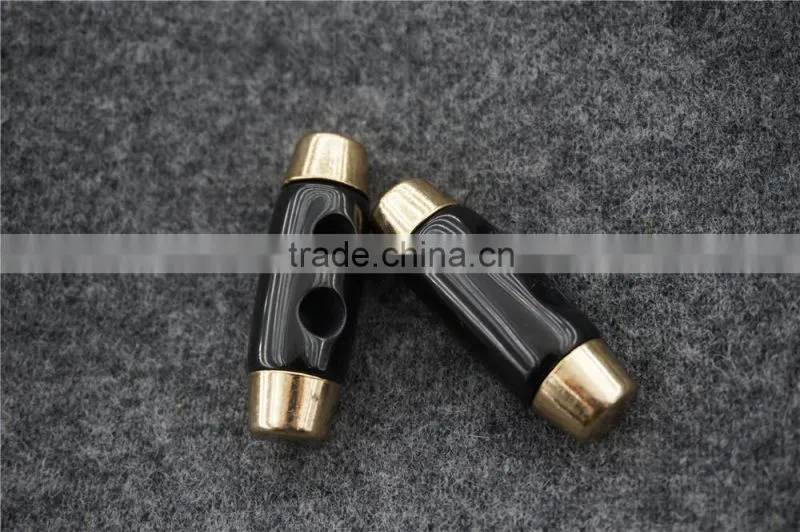 FASHION METAL RESIN HORN shank button