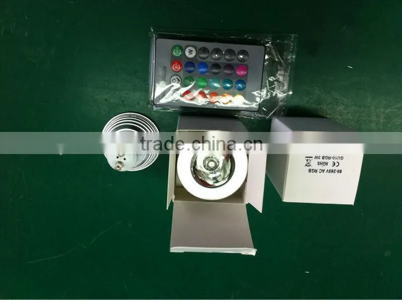 Modern indoor 5w gu10 rgb led Christmas decoration