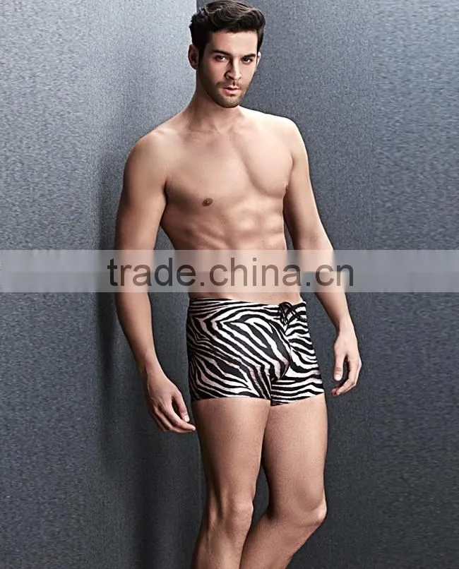 2015 New Hot Sale Men Sexy Leopard Boxers Underwear wholesale Boxer Shorts