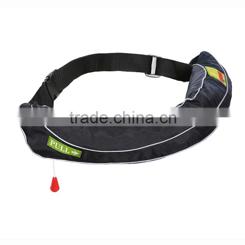 High quality nylon waterproof CE approved waist life jacket wholesale