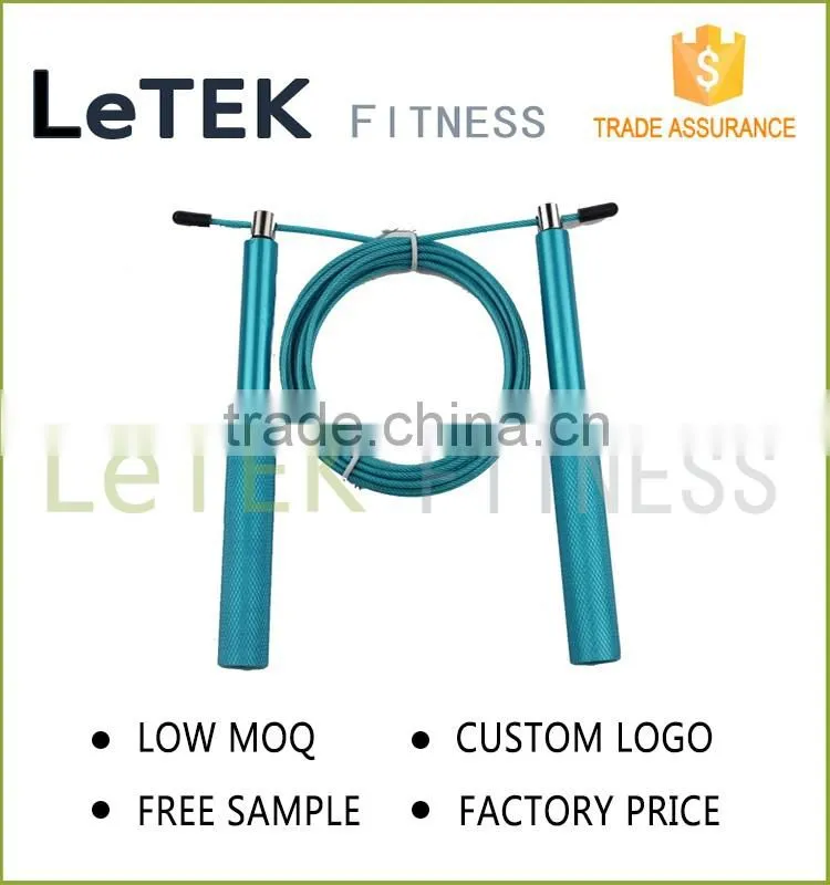 High Quality Adjustable Steel Rope Aluminum Jump Rope