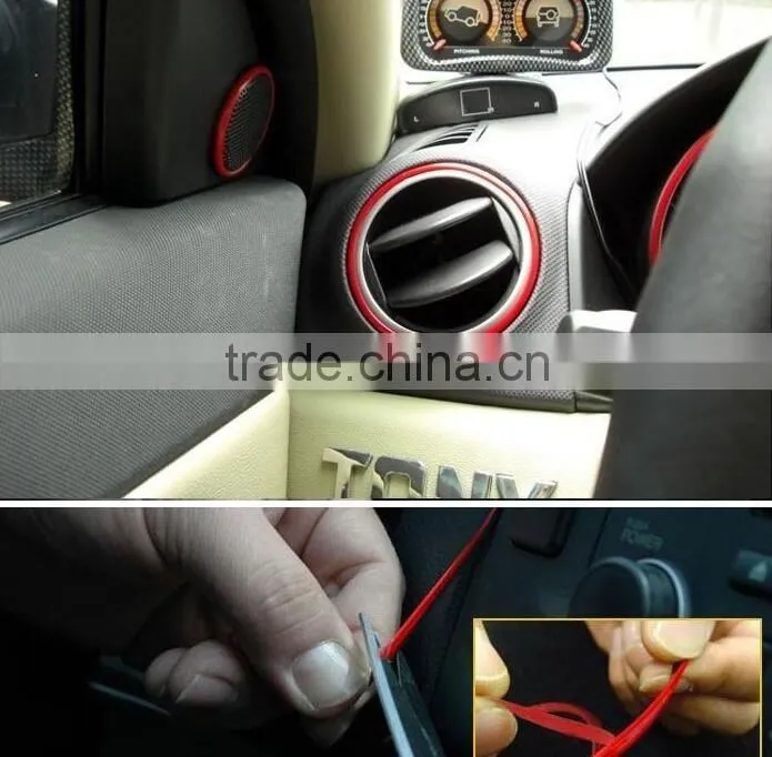 High quality colorful car decorative strip/car Body trim strip/car Interior decorative strip