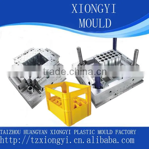 custom EU standard plastic milk storage crate mold manufacturer