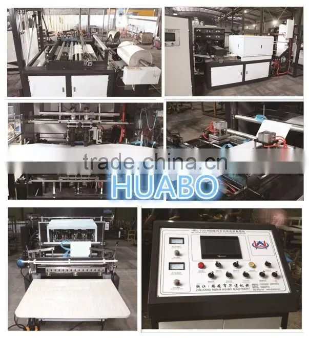Three Side Seal Bag Making Machine/Box Bag Type Ultrasonic Sealing Non Woven Bag Machine