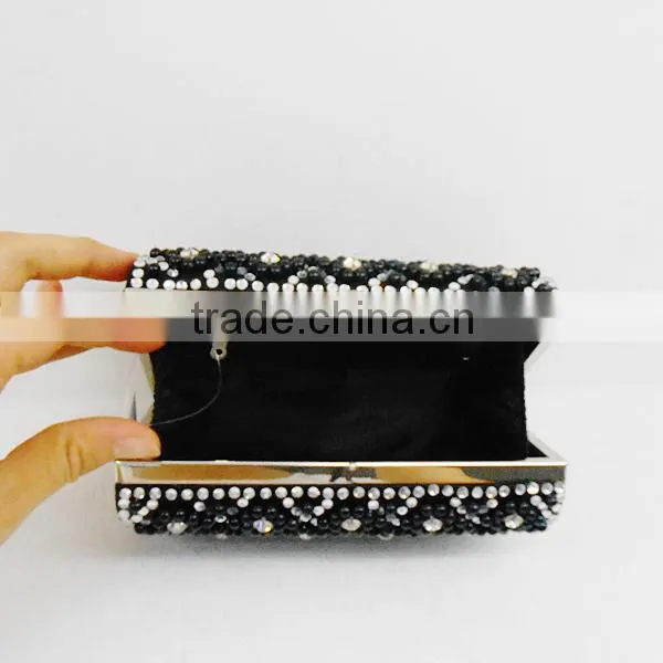 Vogue beaded clutch