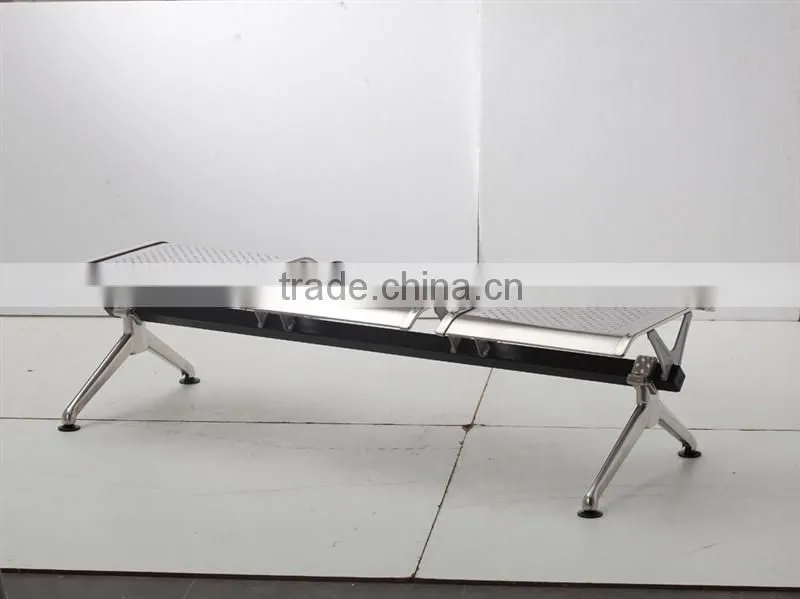 Hot selling 3 seater airport stainless steel waiting chairs