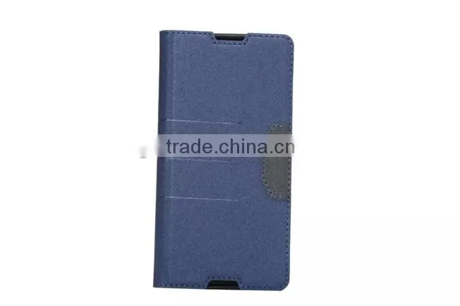 Matt Stand PU Leather Wallet Case Cover For Sony Xperia Z4