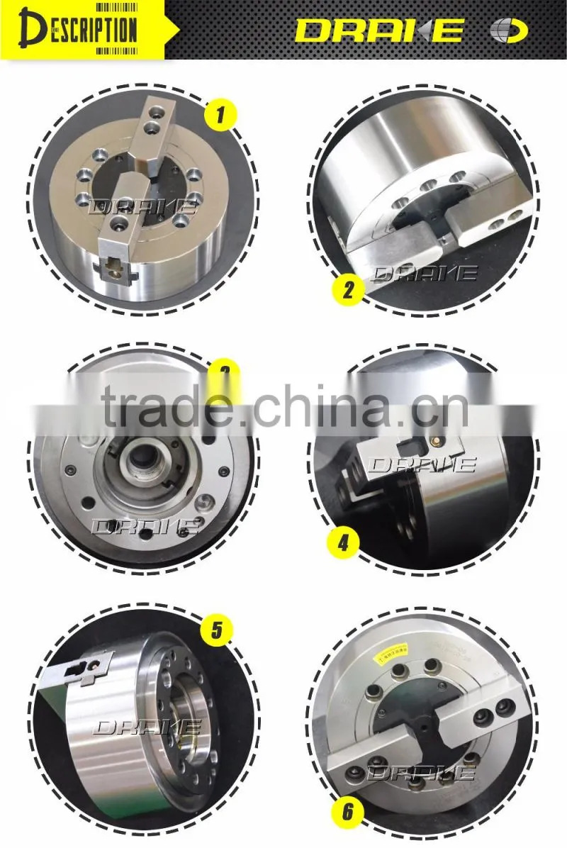 Two Jaw 12 inch Closed Center Power Chuck Working Holder Fixture