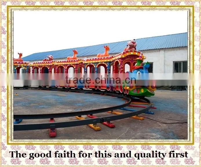 electronic amusement park games elephant train equipment for sale