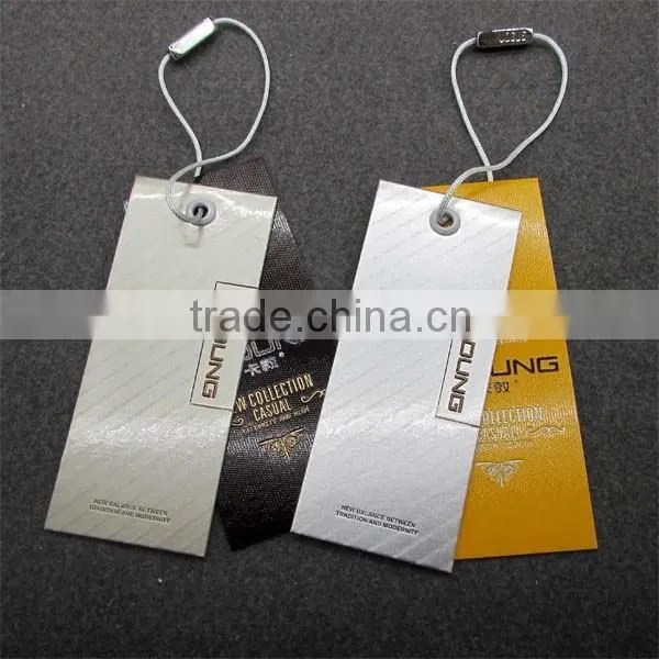Stripes Silver Color Paper Tags For Labels